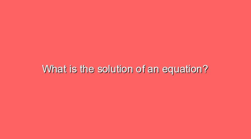 what is the solution of an equation 10643