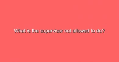 what is the supervisor not allowed to do 10448