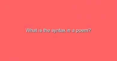 what is the syntax in a poem 10652