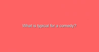 what is typical for a comedy 6608