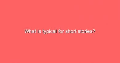 what is typical for short stories 2 8425