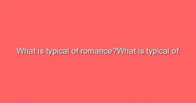 what is typical of romancewhat is typical of romance 9213