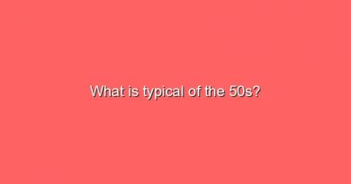 what is typical of the 50s 9901
