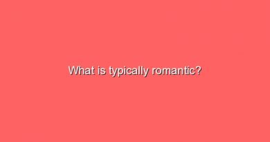 what is typically romantic 10387