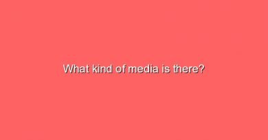 what kind of media is there 10232