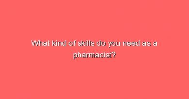 what kind of skills do you need as a pharmacist 6465
