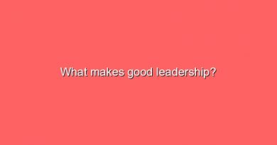 what makes good leadership 2 8319