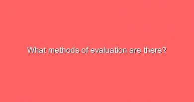 what methods of evaluation are there 5379