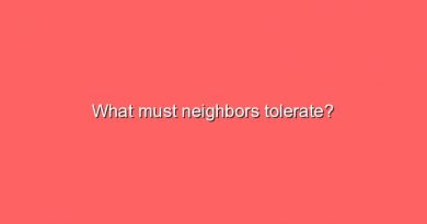 what must neighbors tolerate 10334