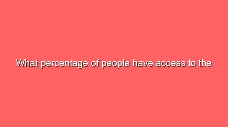 what percentage of people have access to the internetwhat percentage of people have access to the internet 7753