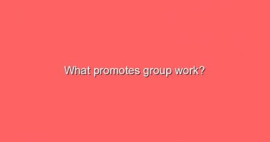 what promotes group work 11580