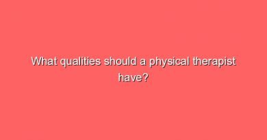 what qualities should a physical therapist have 11350