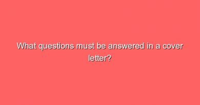 what questions must be answered in a cover letter 10777