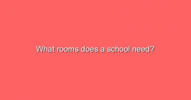 what rooms does a school need 10804