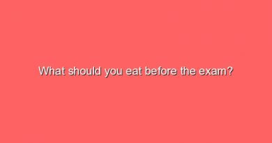 what should you eat before the exam 6267