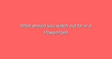 what should you watch out for in a powerpoint presentation 5360