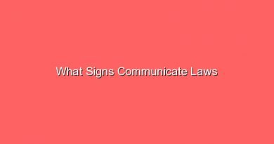 what signs communicate laws 12221