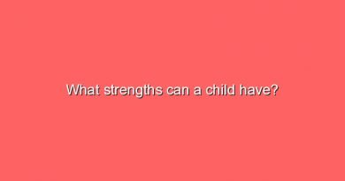 what strengths can a child have 9321
