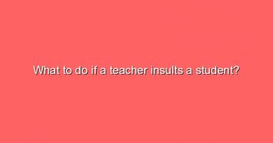 what to do if a teacher insults a student 7751