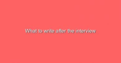 what to write after the interview 10828