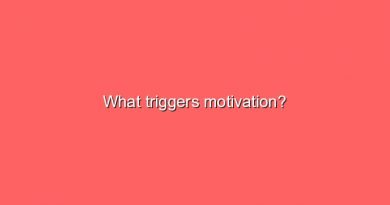 what triggers motivation 7665