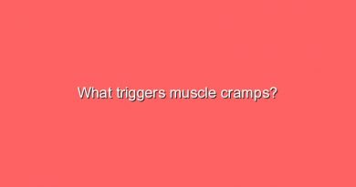 what triggers muscle cramps 9935