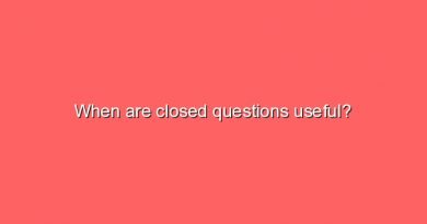 when are closed questions useful 8881