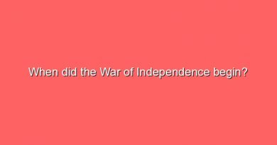 when did the war of independence begin 10089