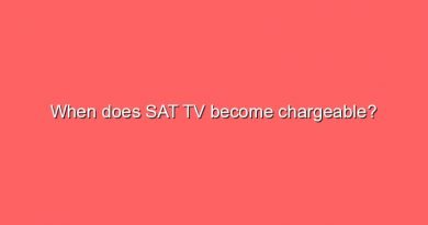 when does sat tv become chargeable 7534