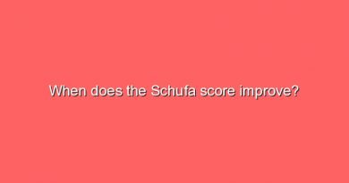 when does the schufa score improve 5548