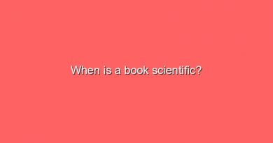 when is a book scientific 5814