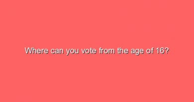 where can you vote from the age of 16 8681
