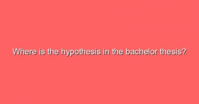 where is the hypothesis in the bachelor thesis 8398