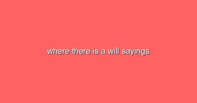 where there is a will sayings 12844