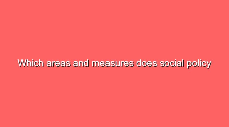 which areas and measures does social policy include 9292
