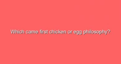 which came first chicken or egg philosophy 10174