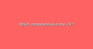 which competencies in the cv 8228