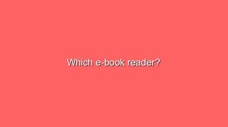 which e book reader 5835