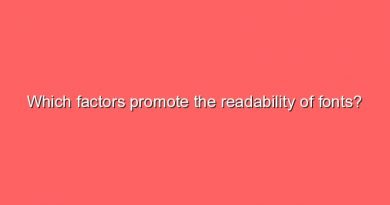 which factors promote the readability of fonts 10306