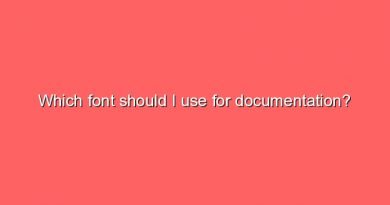 which font should i use for documentation 6810