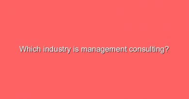 which industry is management consulting 6361