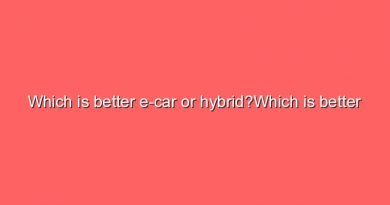 which is better e car or hybridwhich is better e car or hybrid 7865