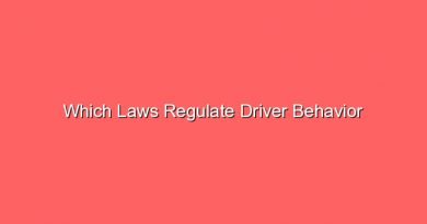 which laws regulate driver behavior 12157
