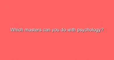 which masters can you do with psychology 8895