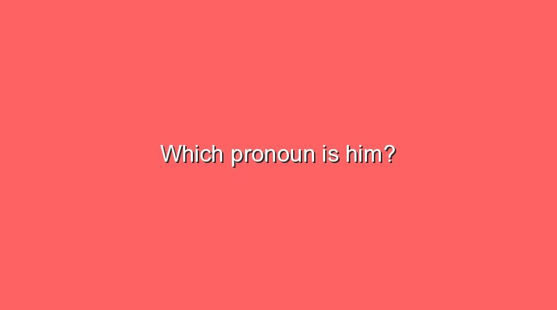 which pronoun is him 7193