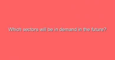which sectors will be in demand in the future 9727