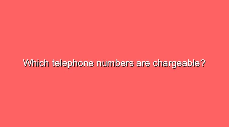 which telephone numbers are chargeable 11772