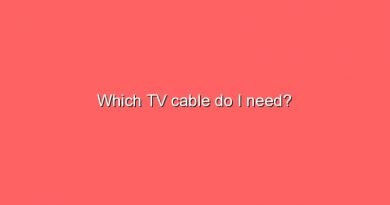 which tv cable do i need 11095