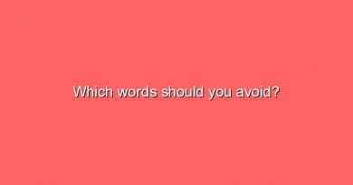 which words should you avoid 11564
