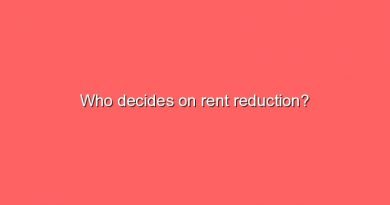 who decides on rent reduction 9596